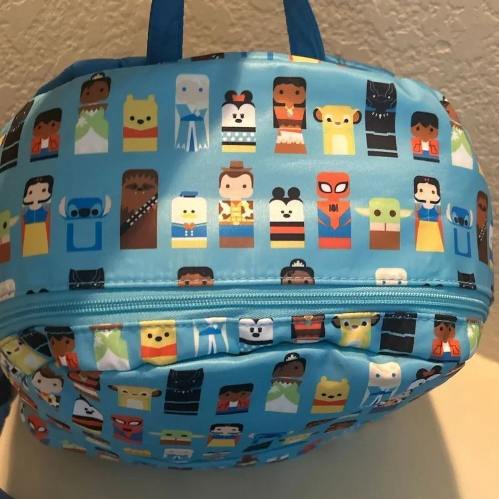 Disney Mini Unified Characters Backpack Blue 100 Year Celebration Edition NEW